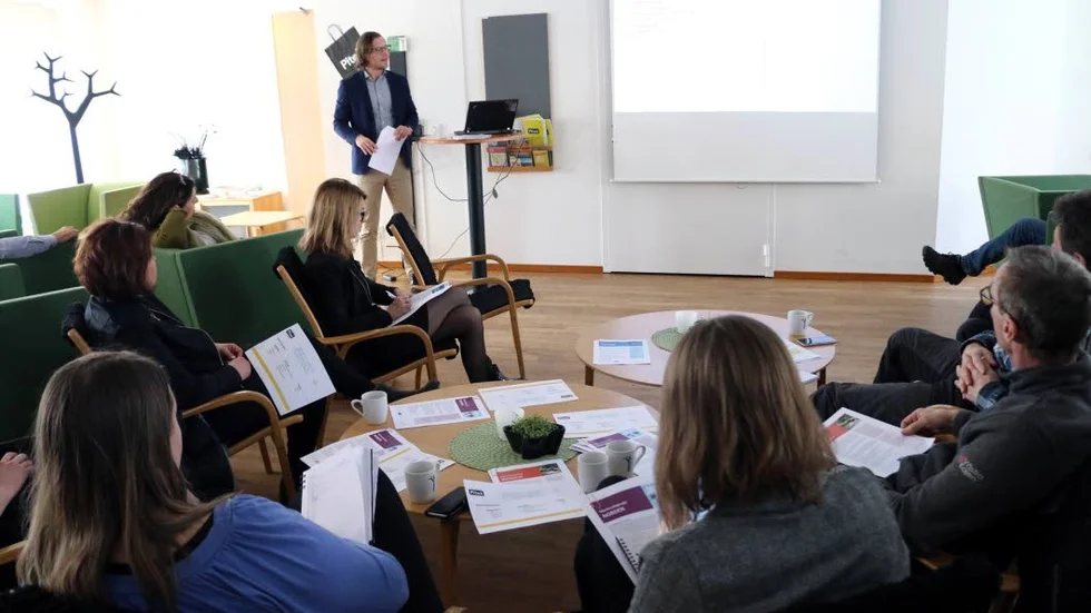 Samarbete. David Wellborg presenterade det nya EU-projektet som Destination Piteå ingår i tillsammans med elva andra samverkanspartners.  Från Kiruna i norr till Skellefteå i söder.