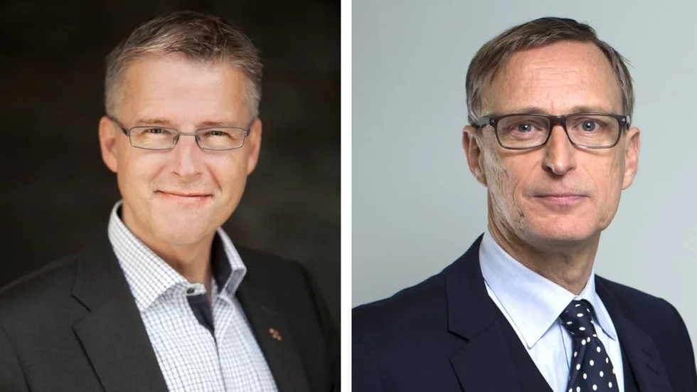 Lars Amréus, riksantikvarie och Mats Djurberg, generalsekreterare Svenska Unescorådet.