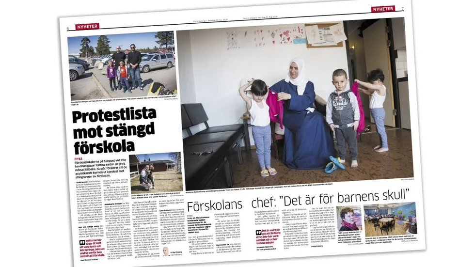 Piteå-Tidningen 21 maj.
