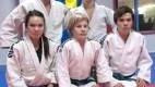 I helgen avgörs judo-SM för ungdomar och juniorer här i Norrköping. Här är hemmahoppen, från vänster: Malin Östling, Peter Kovar, Oliver Carinci, Richard Nachtwei och Eric Östling. Foto: Jan Forsby