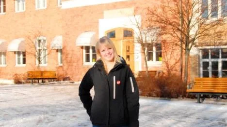 SSU som mål. Felicia Fallman står redo i startgroparna.