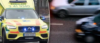Rammade bil som voltade på E18 - åtalas för vårdslöshet
