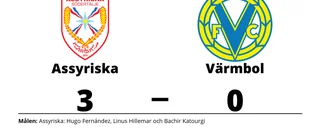 Förlust för Värmbol borta mot Assyriska