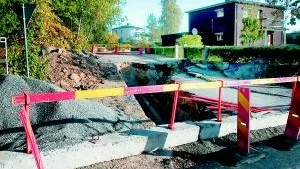 Omstridd väg. 
Foto: Titti Olovsson