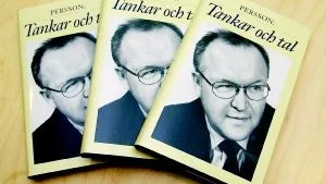Statsminister Göran Perssons bok - Tankar och tal. De fem år som passerat sedan boken publicerades skapar möjligheter att spegla Perssons tal och tankar mot dagens verklighet.
Foto: Scanpix