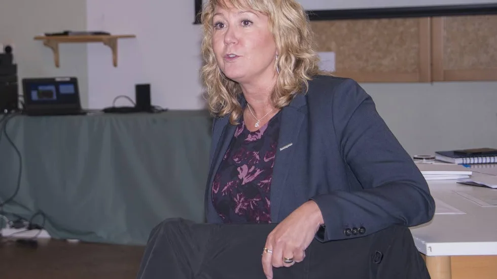 Engagerad. "Det fanns en rädsla hos oss om att ha kommunen som huvudman, att de kanske skulle ha en lite annan prioritering och inte främst nytta för näringsliv och föreningsliv. Men idag känns det här jättebra", säger Åsa Skiöld, från Företagarna i Arvidsjaur.