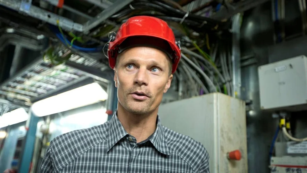 Glad. Daniel Fåhraeus, vd på Pite energi, ser fram emot att ta över en färdig anläggning. "Vi hade såklart hoppats att det skulle gå snabbare", säger han (Arkivbild)
