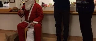 Tomten delade ut klappar