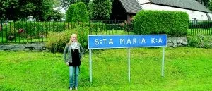 Tre veckors vägkyrka med kaffe och dopp