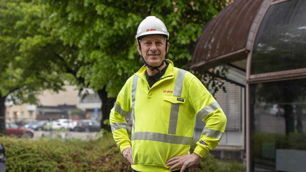 Björn Persson, regionchef E.on, beskriver satsningarna som nödvändiga för att klara ett framtida behov av mer el.