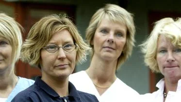 Pernilla Henriksson, Eva Engström, Maud Henriksson och Helene Kåhlin, med tillsammans 72 års vårderfarenhet, vill att Hela projektet ska få fortsätta minst två år till. Bild: ÅKE KARLSSON
