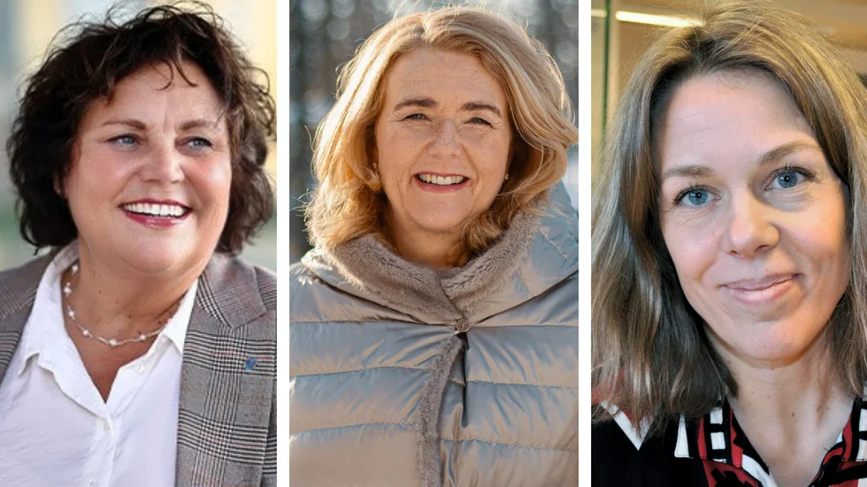 Tre chefer i Östergötland: Socialchefen Camilla Tjäder i Ydre, Tekniska verkens vd Charlotta Sund i Linköping och Josefine Molinder, kultur- och bibliotekschef i Ydre. 