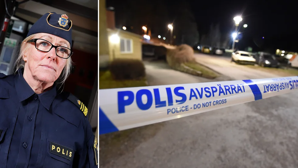 Camilla Helgesson, tillförordnad chef för utredningssektionen i polisområde Södermanland, deltog i en presskonferens som polisen höll på tisdagen med anledning av dödsskjutningen på måndagskvällen. 