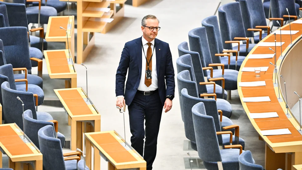 Mikael Damberg, Socialdemokraternas finansministerkandidat, presenterade sitt partis skuggbudget under tisdagen.
