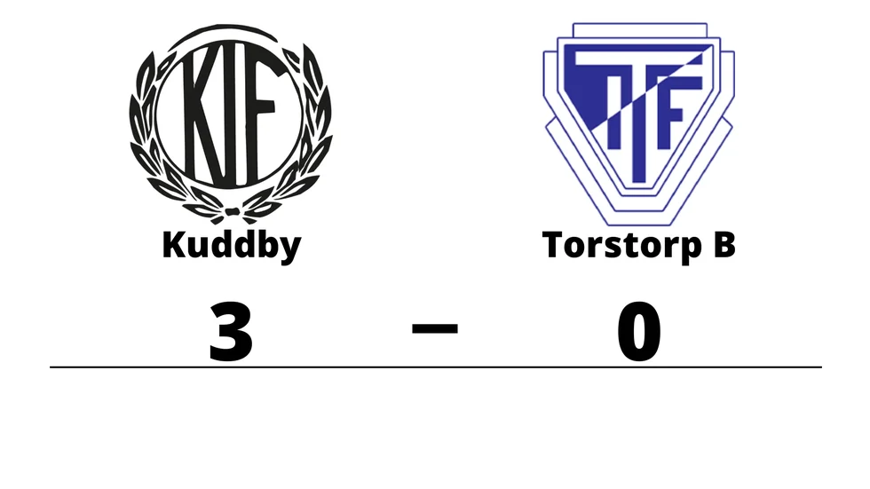Kuddby IF vann mot Torstorps IF B
