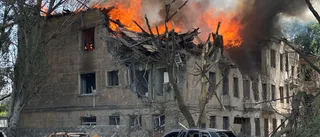 Flera saknas ännu i rasmassor i Dnipro