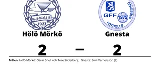 Gnesta kryssade borta mot Hölö Mörkö