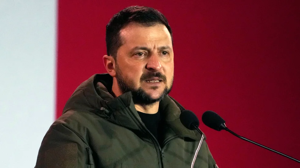 Ukrainas president Volodymyr Zelenskyj. Arkivbild.