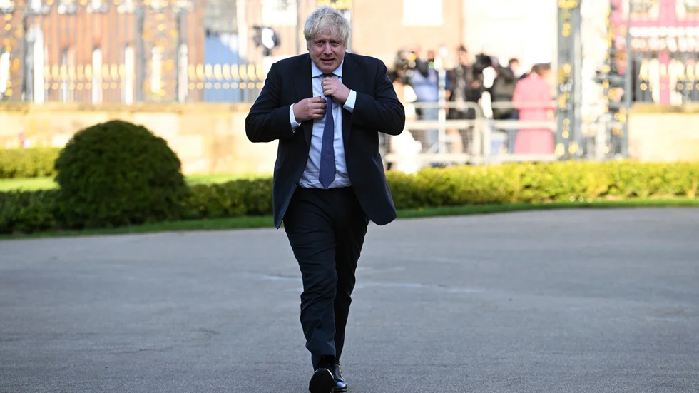 Boris Johnson. Bild från i våras.
