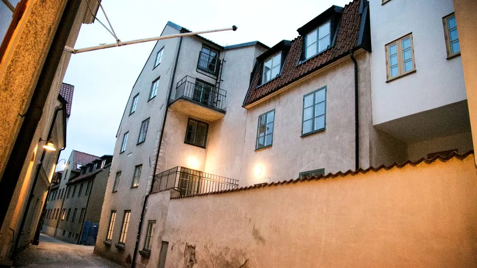 Visby. Här har det byggts hyresrätter i innerstan.