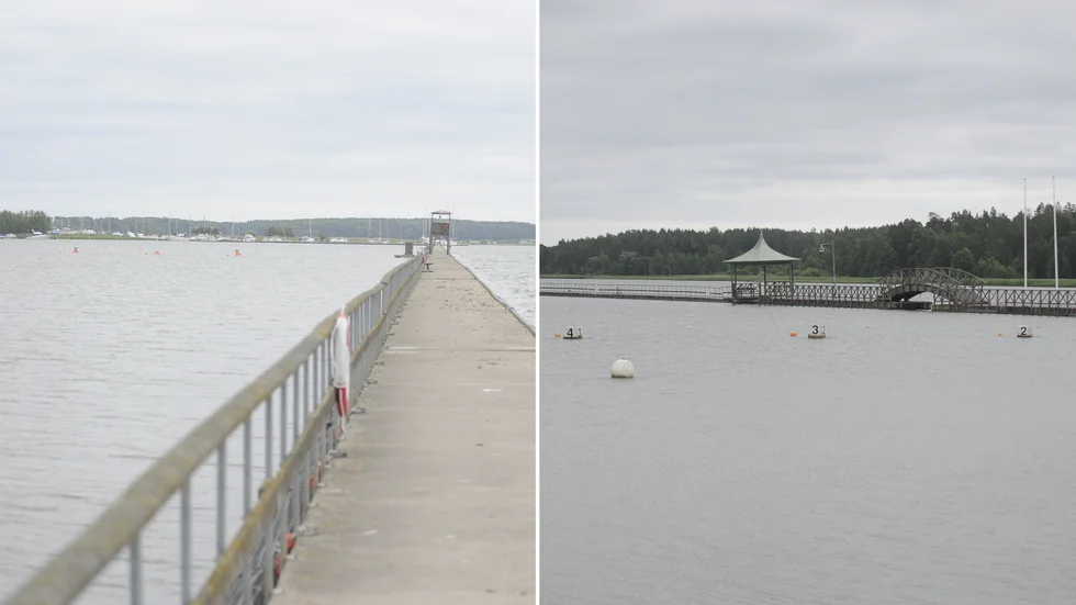 Från piren kommer publiken både kunna komma nära start och mål.