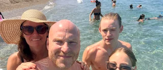 Familjen i värmeböljan: "Fattar inte att det kan bli så varmt"