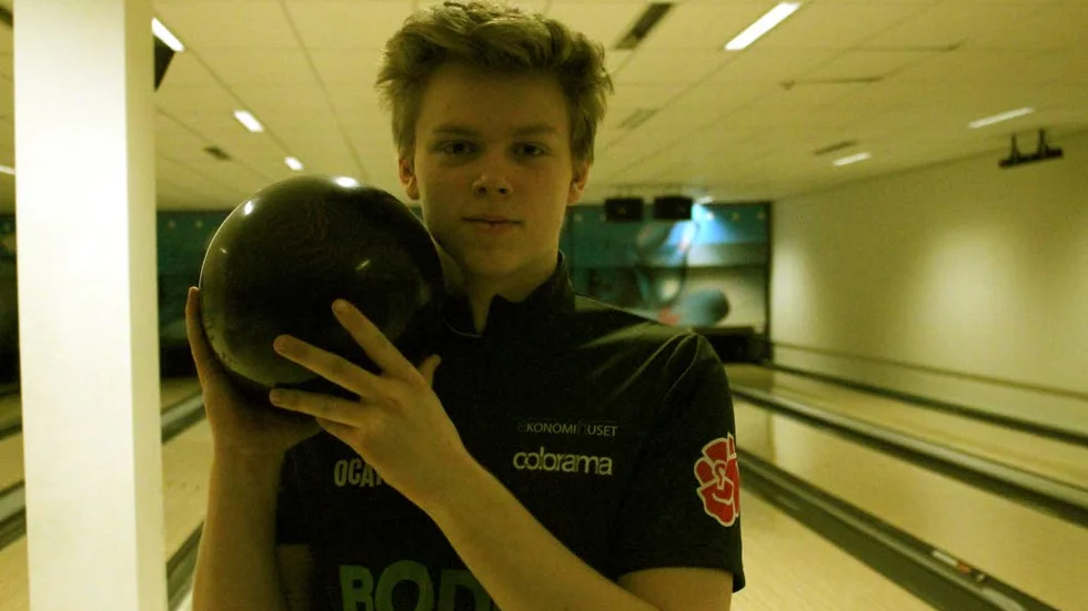 UNDERBART. Oliver Dahlgren, 15, fick chansen från start när Bodens BS mötte Pergamon. Oliver var näst bäst i laget med 923 poäng.
Foto: Åke Åkerlund