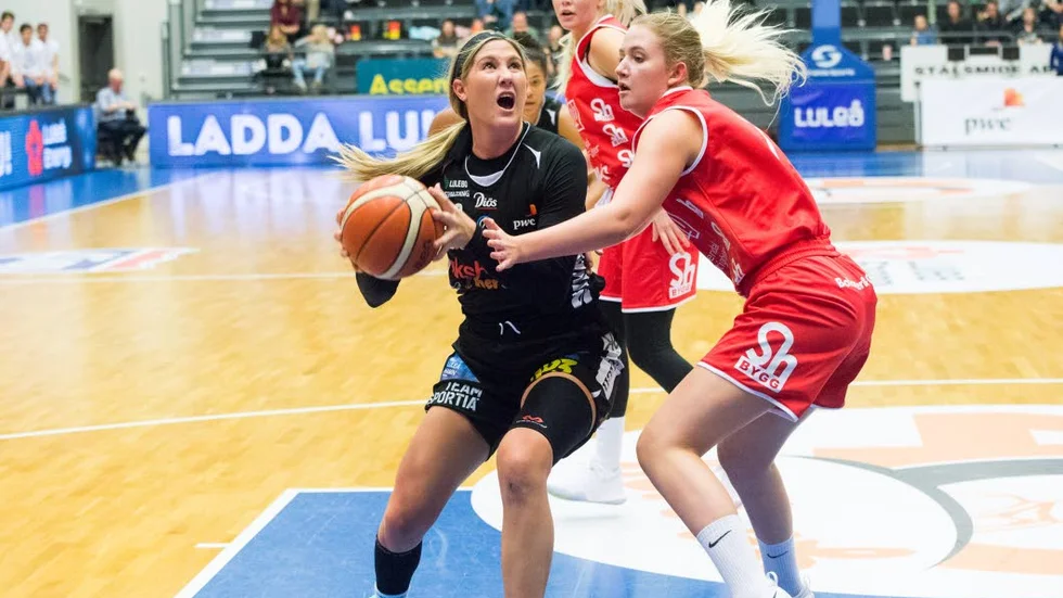Bra. Katie Frerking var en av de bästa Luleåspelarna vid segern mot Visby.