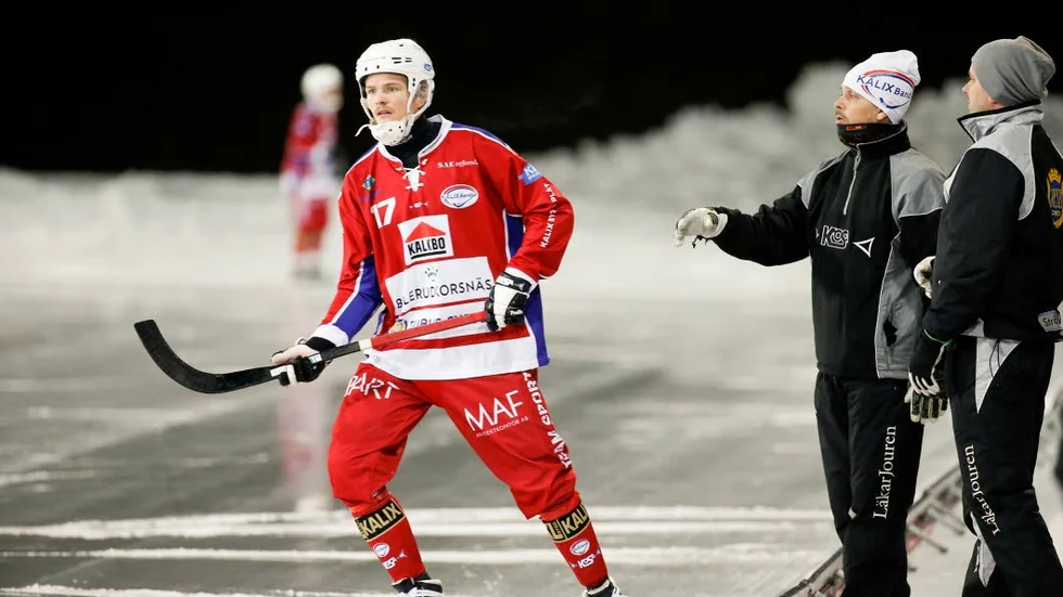 Framåt. Johan Sundquist tyckte att helgens matcher var ett fall framåt, trots de båda förlusterna.