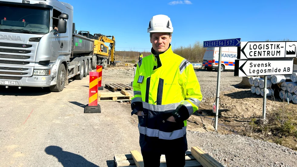 Johan Carlsson, avdelningschef och projektledare på Sörmland vatten, säger att arbetet med Metkroken hittills har flutit på bra. 