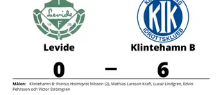 Målfest när Klintehamn B besegrade Levide