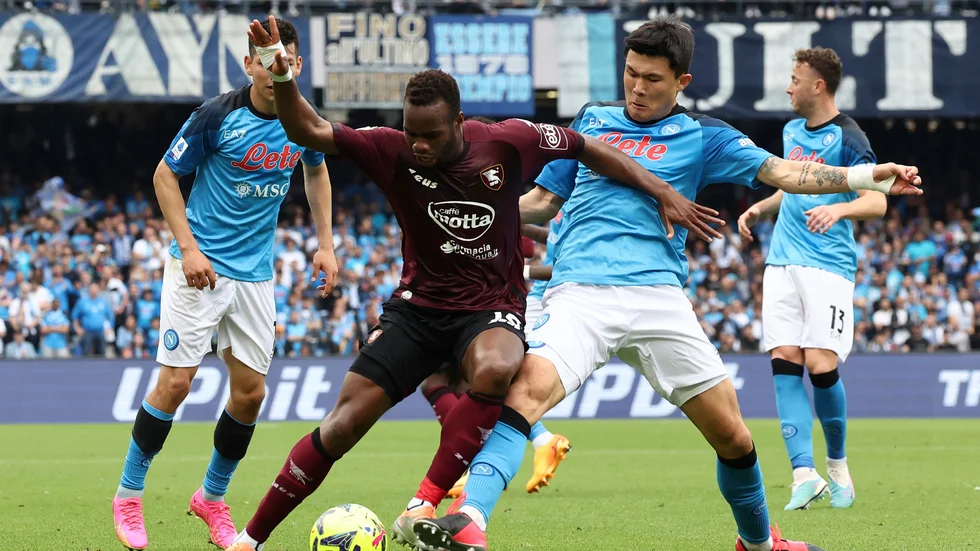 Salernitana förstörde Napolis chans att säkra ligatiteln redan nu.
