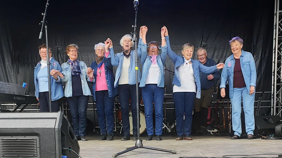 PRO Malmbergets linedance-grupp.