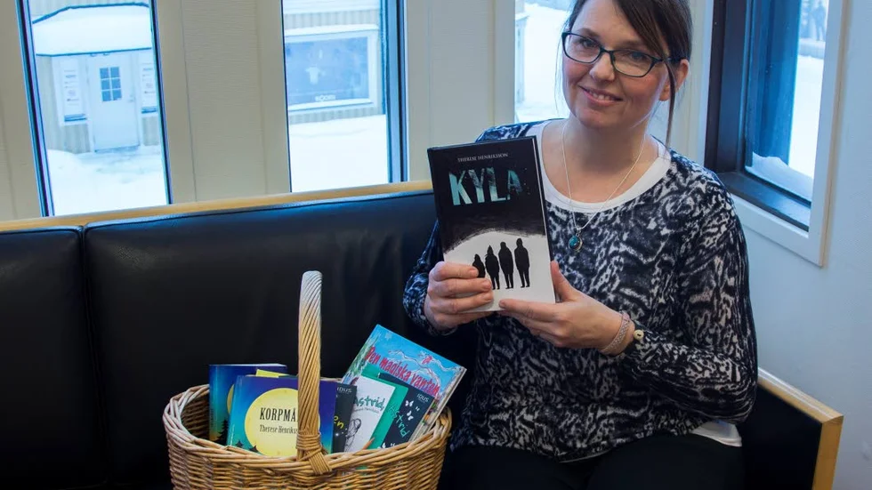 Therese Henriksson från Mockträsk utanför Boden är aktuell med nya ungdomsboken "Kyla".