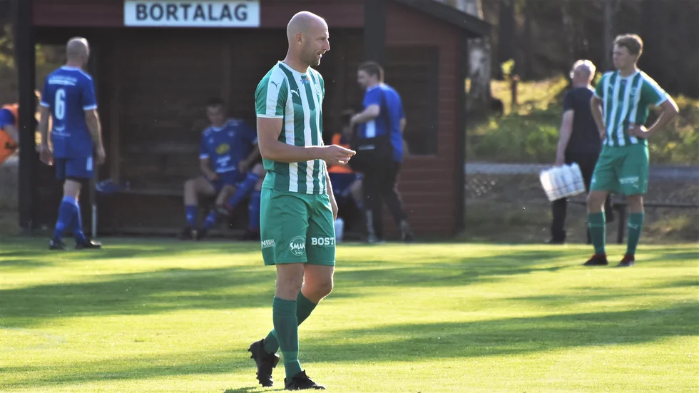 Johan Carlsson fick göra mål på straff. 