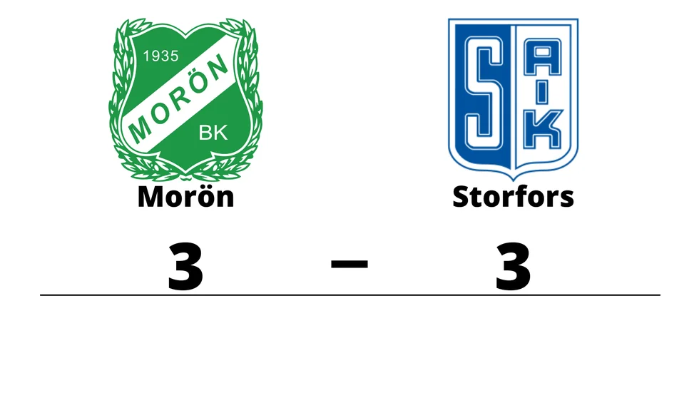 Morön BK spelade lika mot Storfors AIK