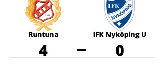 IFK Nyköping U föll mot Runtuna på bortaplan