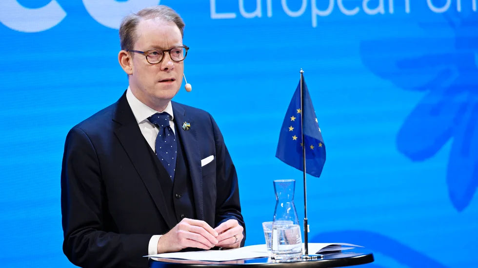 Utrikesminister Tobias Billström (M). Arkivbild.