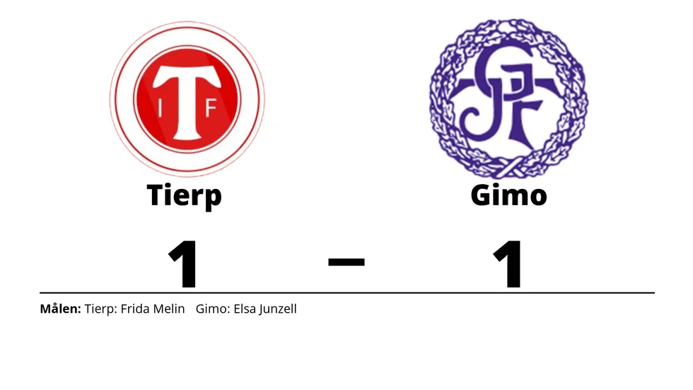 Tierps IF spelade lika mot Gimo IF FK