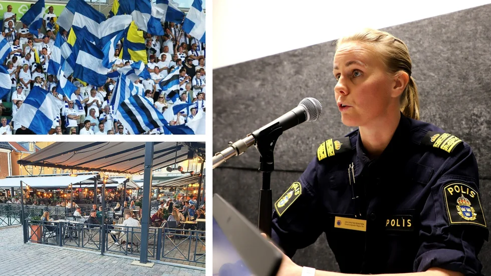 Extra många poliser kommer att finnas på plats i Linköping på söndagen, och man kommer att övervaka området med drönare. Ann-Christine Rehnström är lokalpolisområdeschef i Linköping. Hon säger att polisen ser risker för oroligheter i samband med derbyt LFC-IFK.