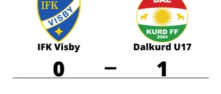 IFK Visby föll på hemmaplan mot Dalkurd U17