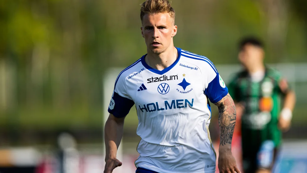 Marco Lund fick äntligen fira på Påskbergsvallen.