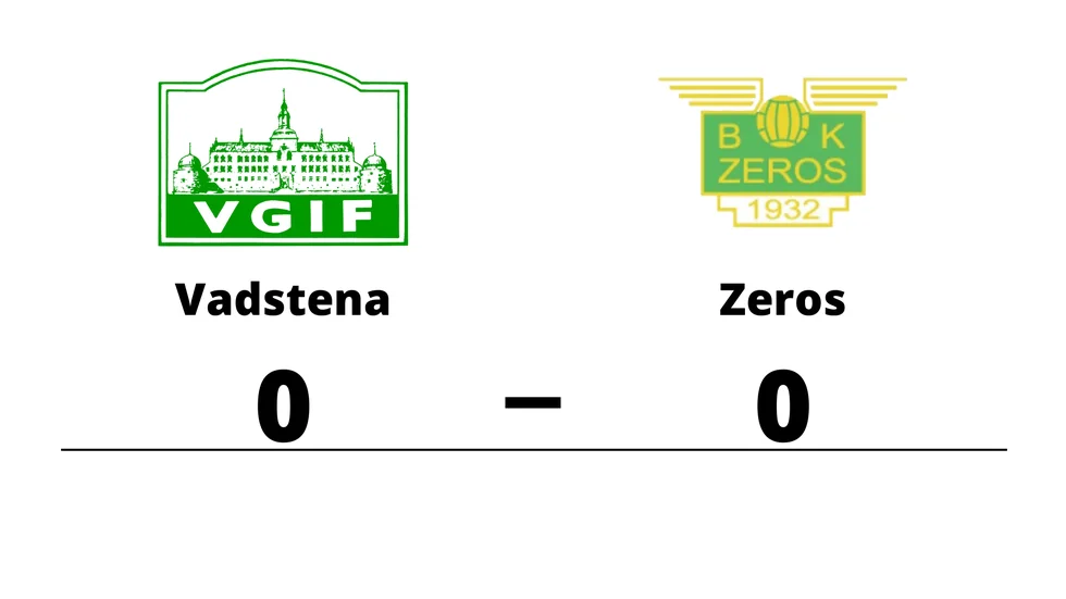 Vadstena GIF spelade lika mot BK Zeros