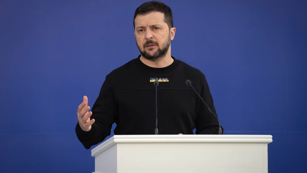 Ukrainas president Volodymyr Zelenskyj. Arkivbild.