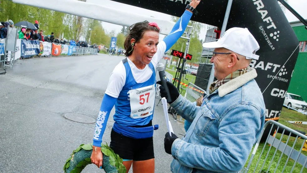 Johanna Nilsson, Nilivaara IS, vann halvmaran i år igen.
