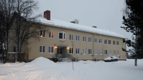 Här bodde kvinnan som hittades död.