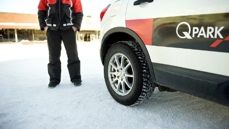 Återigen har en parkeringsvakt från Q-park i Boden blivit misshandlad och nedslagen. FOTO: Kurt Engström
