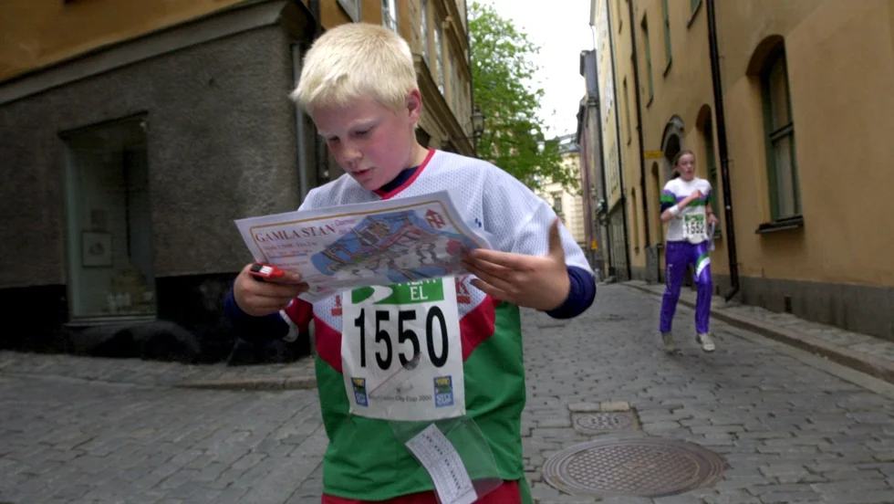 Orientering i Gamla stan.
 . 