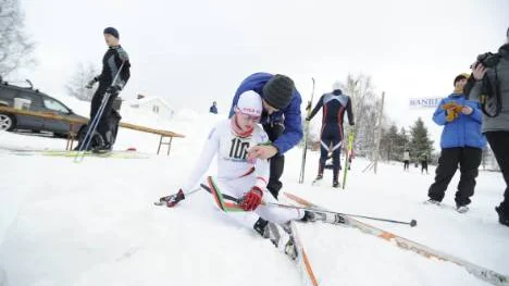 Piteå Elits Emma Sjölander sparade inte på krutet. När hon närmade sig målgång i Ranrennets fyramilslopp plockade hon ut det sista ur kroppen. Väl i mål rasade hon ihop, som segrare.