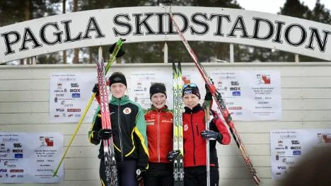 Lovande trio. Sofia Henriksson, Julia Svan och Sara Nordstrand.